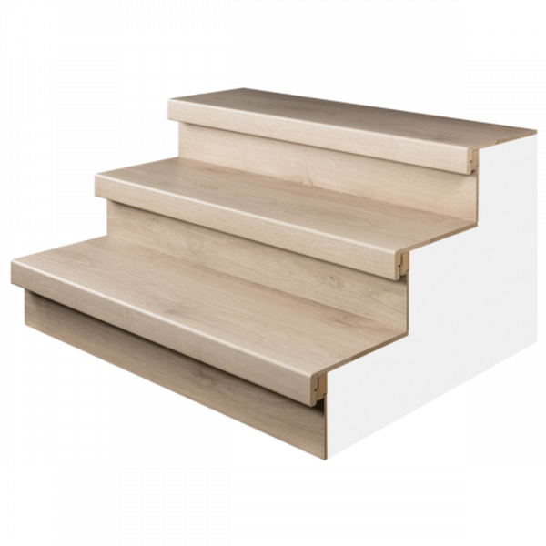 K-Stairs Dubbel Stootbord MDF - 160x40cm - Gebleekt Eiken