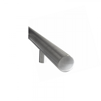 Trapleuning met Blinde Montage - Rond - 200cm - Geborsteld RVS