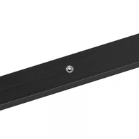 Trapleuning - Plat - 120cm - Mat Zwart Gepoedercoat