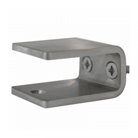 Trapleuninghouder - Plat - Geborsteld RVS