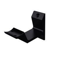 Trapleuninghouder - Modern Hol - Mat Zwart Gepoedercoat