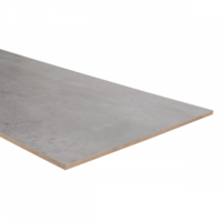 Dubbel Stootbord MDF - 115x40cm - Beton