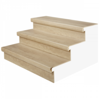 K-Stairs Dubbel Stootbord MDF - 138x40cm - Hoogland Eiken