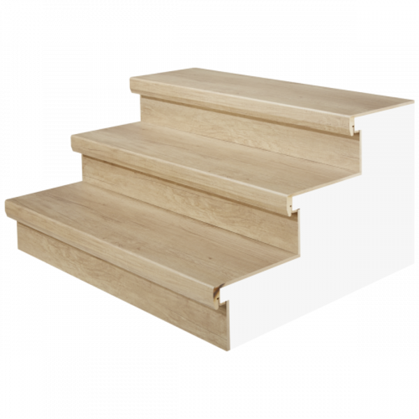 K-Stairs Dubbel Stootbord MDF - 138x40cm - Hoogland Eiken