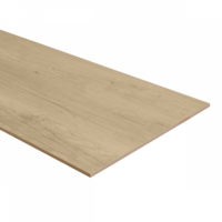 Dubbel Stootbord MDF - 138x40cm - Toscaans Eiken