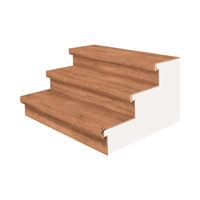 K-Stairs Dubbel Stootbord MDF - 138x40cm - Toscaans Eiken