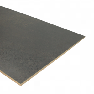 K-Stairs Dubbel Stootbord MDF - 115x40cm - Zwart Staal