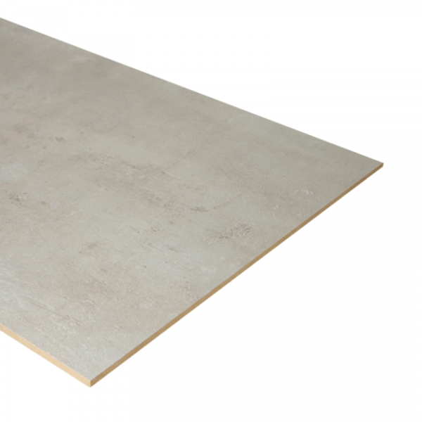 Dubbel Stootbord MDF - 136x40cm - Beton Licht