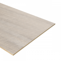 Dubbel Stootbord MDF - 136x40cm - Bussoleno Eik Grijs