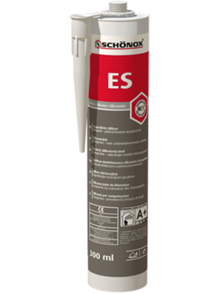Schonox Schonox ES Siliconenkit - 300ml - Donkergrijs