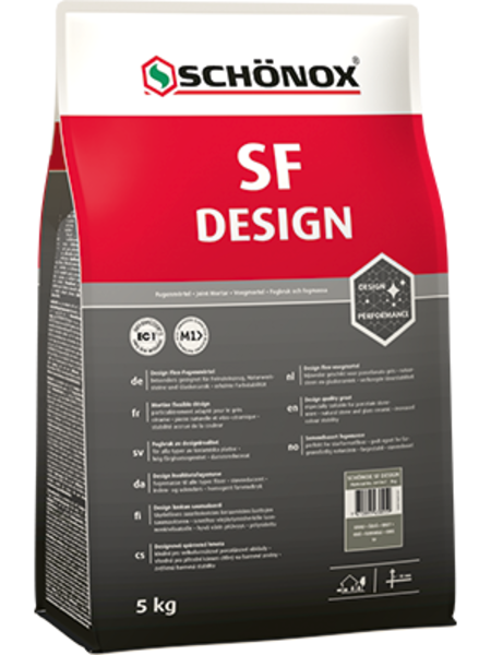 Schonox Schonox SF Design Flexibele Voegmortel - 5kg - Antraciet