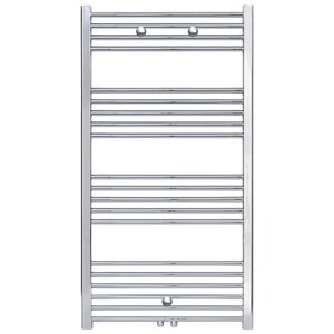 Belrad Handdoekradiator - Midden Aansluiting - 431W - 120x60cm - Chroom