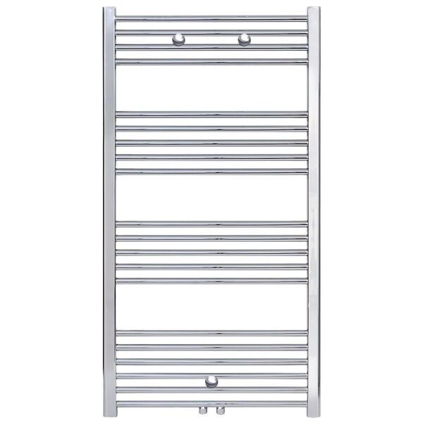 Belrad Belrad Handdoekradiator - Midden Aansluiting - 120x60cm - 431W - Chroom