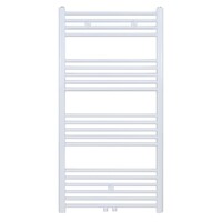 Belrad Belrad Handdoekradiator - Midden Aansluiting - 616W - 120x60cm - Mat Wit