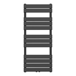 Belrad Handdoekradiator - Midden Aansluiting - 593W - 120x50cm - Zwart