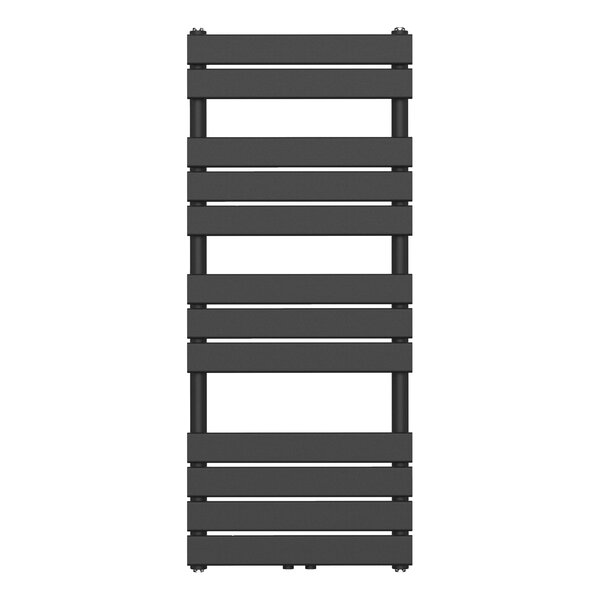 Belrad Belrad Handdoekradiator - Midden Aansluiting - 593W - 120x50cm - Zwart