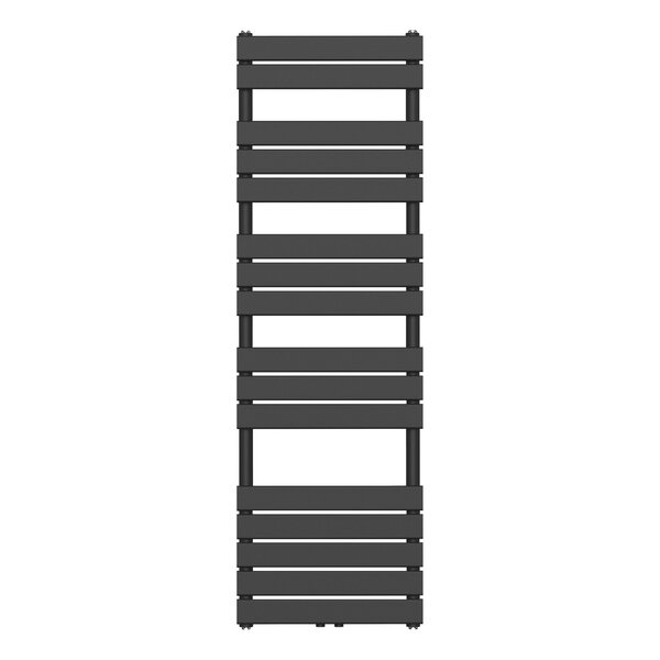 Belrad Belrad Handdoekradiator - Midden Aansluiting - 791W - 160x50cm - Zwart