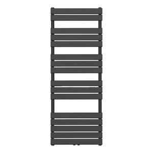 Belrad Handdoekradiator - Midden Aansluiting - 908W - 160x60cm - Zwart