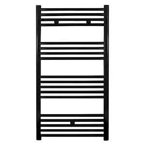 Belrad Handdoekradiator - Midden Aansluiting - 558W - 110x60cm - Zwart