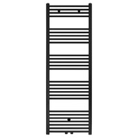 Belrad Belrad Handdoekradiator - Midden Aansluiting - 721W - 160x50cm - Mat Zwart