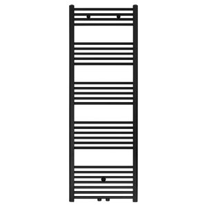 Belrad Handdoekradiator - Midden Aansluiting - 721W - 160x50cm - Mat Zwart