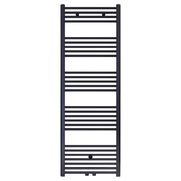 Belrad Belrad Handdoekradiator - Midden Aansluiting - 160x60cm - 828W - Mat Zwart