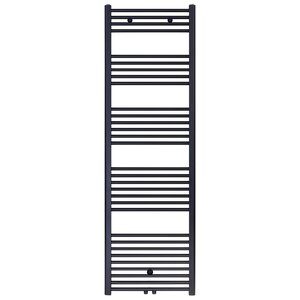 Belrad Handdoekradiator - Midden Aansluiting - 944W - 180x60cm - Mat Zwart