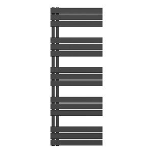 Belrad Handdoekradiator - Zij Aansluiting - 864W - 160x60cm - Mat Zwart