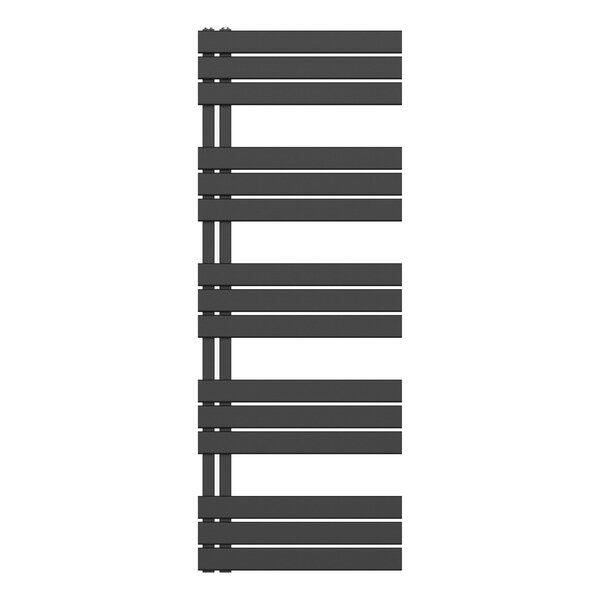 Belrad Belrad Handdoekradiator - Zij Aansluiting - 864W - 160x60cm - Mat Zwart