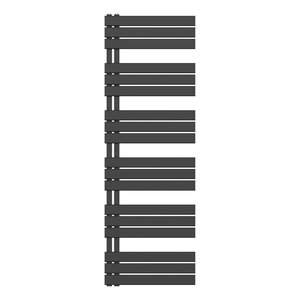 Belrad Handdoekradiator - Zij Aansluiting - 1021W - 180x60cm - Mat Zwart