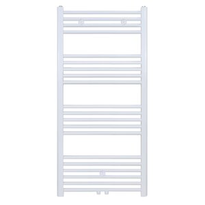 Belrad Handdoekradiator - Midden Aansluiting - 458W - 120x40cm - Wit