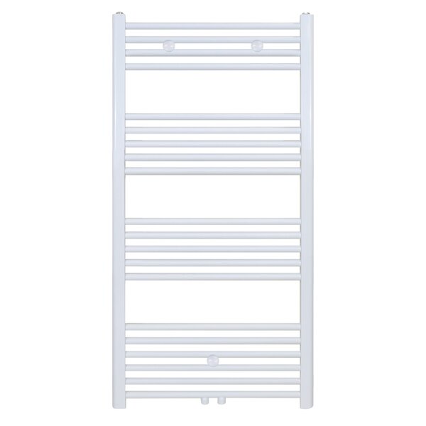 Belrad Belrad Handdoekradiator - Midden Aansluiting - 537W - 120x50cm - Wit