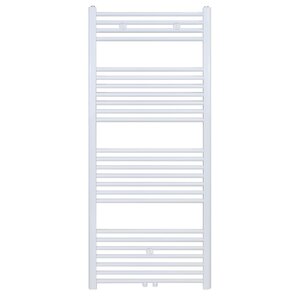 Belrad Handdoekradiator - Midden Aansluiting - 655W - 140x50cm - Wit
