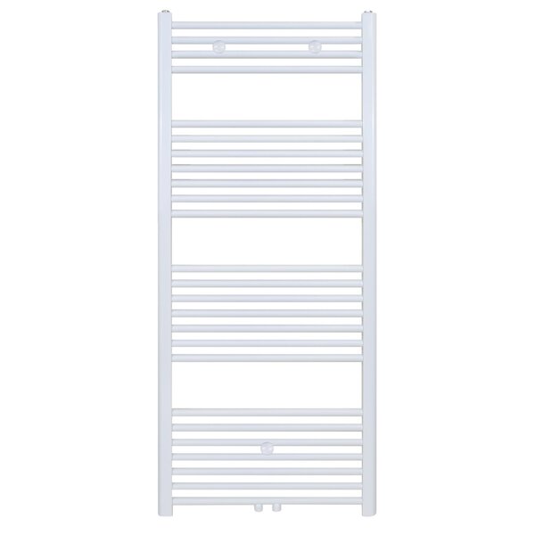 Belrad Belrad Handdoekradiator - Midden Aansluiting - 655W - 140x50cm - Wit