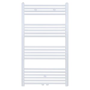 Belrad Handdoekradiator - Midden Aansluiting - 616W - 120x60cm - Wit