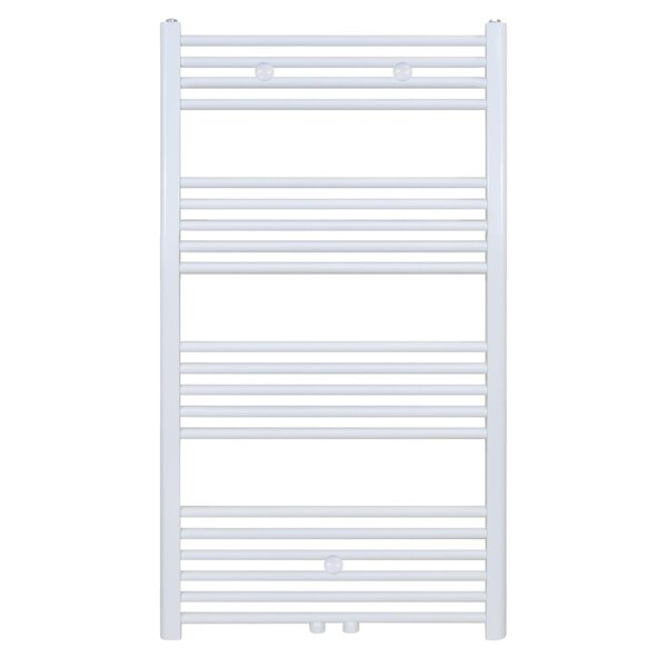 Belrad Belrad Handdoekradiator - Midden Aansluiting - 616W - 120x60cm - Wit