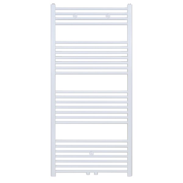 Belrad Belrad Handdoekradiator - Midden Aansluiting - 754W - 140x60cm - Wit
