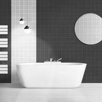 Belrad Belrad Handdoekradiator - Zij Aansluiting - 1021W - 180x60cm - Wit