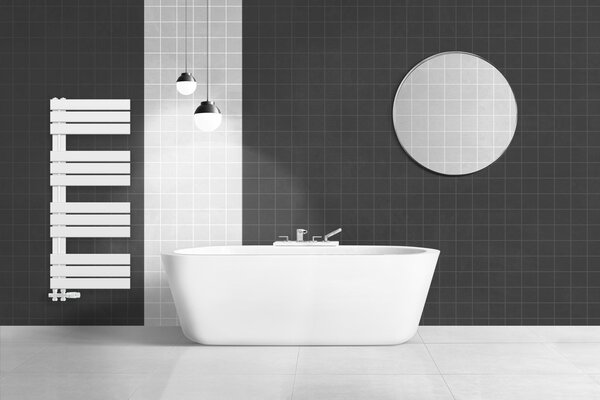 Belrad Belrad Handdoekradiator - Zij Aansluiting - 1021W - 180x60cm - Wit