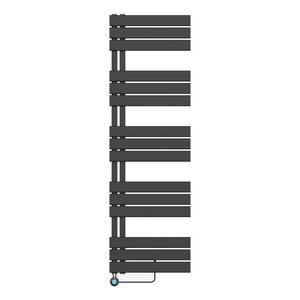 Belrad Elektrische Handdoekradiator - 755W - 160x50cm - Zwart
