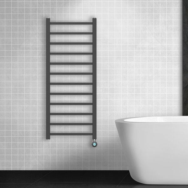 Belrad Belrad Elektrische Handdoekradiator - 551W - 160x50cm - Zwart