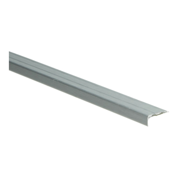 PPC Hoeklijnprofiel - Zelfklevend - Aluminium - 100x1cm - Geborsteld Zilver