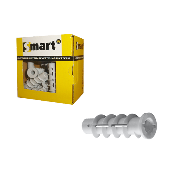 Smart Smart CBP Cellenbetonplug - M6x50mm - 25 Stuks