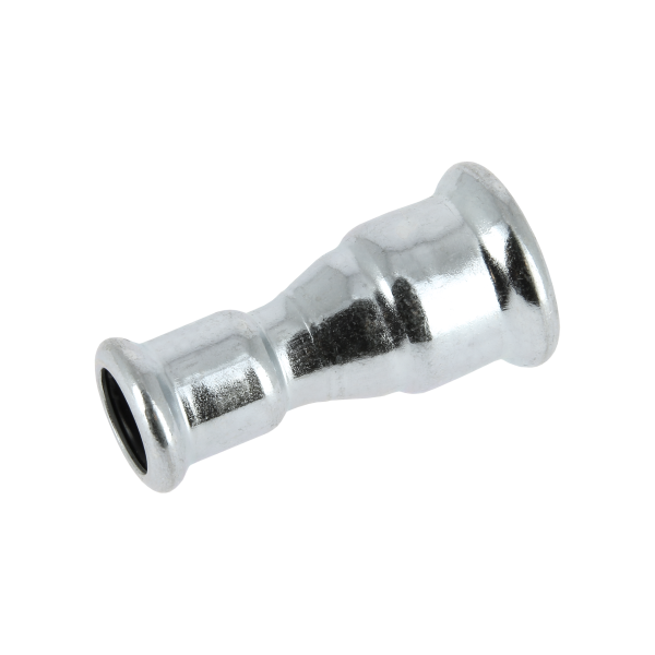 Bonfix Bonfix Press Rechte Verloopkoppeling - CV - Pers - Staalverzinkt - 22x15mm