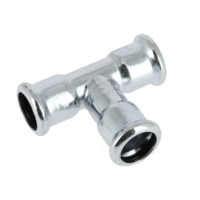 Bonfix Bonfix Press T-Koppeling - CV - Pers - Staalverzinkt - 22x22x22mm