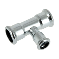 Bonfix Bonfix Press Verlopend T-Koppeling - CV - Pers - Staalverzinkt - 22x22x15mm
