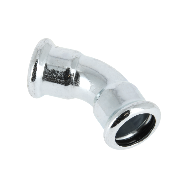 Bonfix Bonfix Press Bocht 45° - CV - Pers - Staalverzinkt - 22x22mm