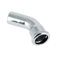 Bonfix Bonfix Press Insteekbocht 45° - CV - Pers - Staalverzinkt - 15x15mm