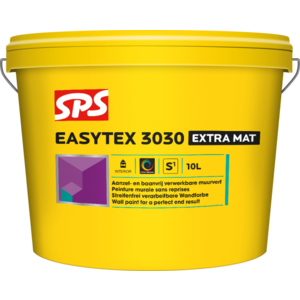 SPS Easytex 3030 Extra Mat Muurverf - 10L - Wit