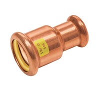 Bonfix Bonfix Press Verloopkoppeling - Gas - Pers - Roodkoper - 15x12mm